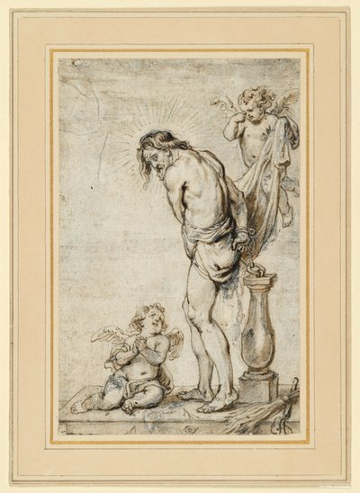 Kristus vid gisselpelaren av Abraham van Diepenbeeck