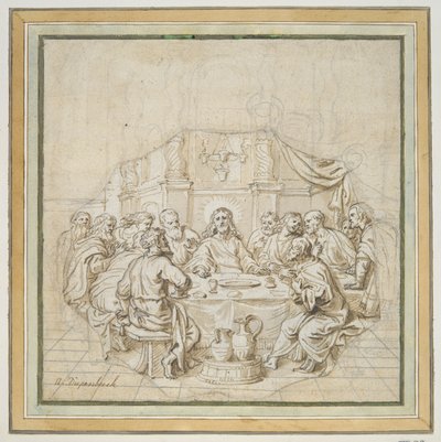 Sista måltiden av Abraham van Diepenbeeck