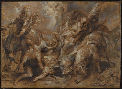 Sankt Paulus omvändelse av Abraham van Diepenbeeck after Peter Paul Rubens