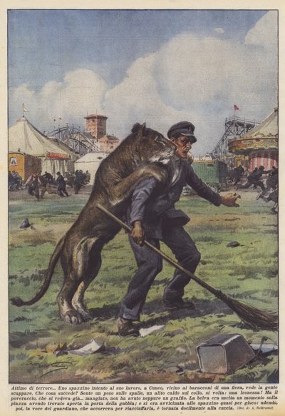 Skräckens ögonblick av Achille Beltrame