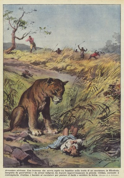 Afrikanska äventyr av Achille Beltrame