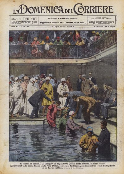 Mässdop av Achille Beltrame