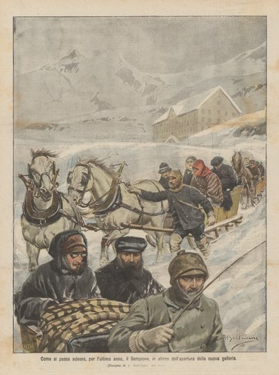 När vi nu passerar Simplon det senaste året i väntan på att den nya tunneln ska öppnas av Achille Beltrame