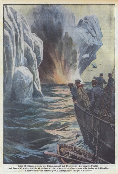 Hur den transatlantiska rutten sveper av Achille Beltrame
