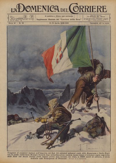 Erövringar av italienska klättrare i Sydamerika av Achille Beltrame