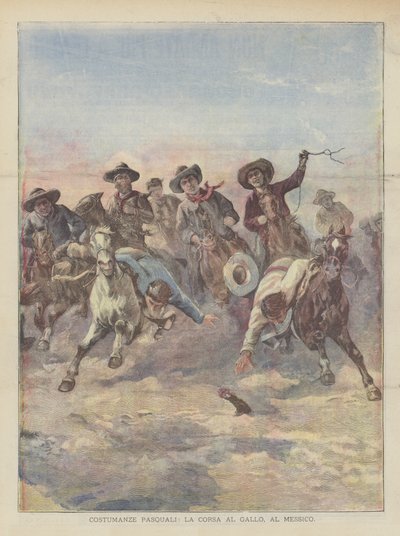 Påskdräkter, Race To The Rooster, Mexiko av Achille Beltrame