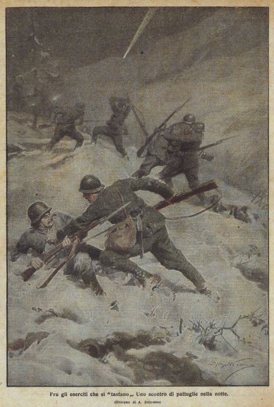 Bland arméerna som känner varandra av Achille Beltrame
