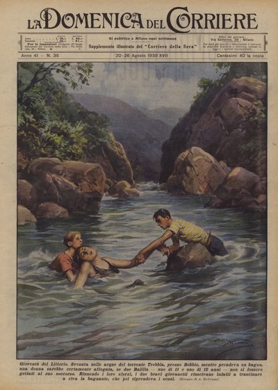 Ungdom i Littorio av Achille Beltrame
