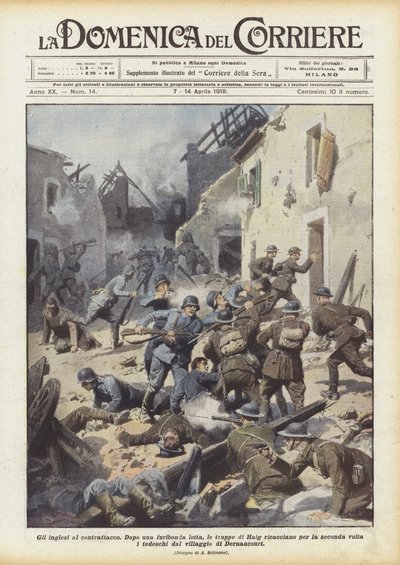 Britterna på motattack av Achille Beltrame