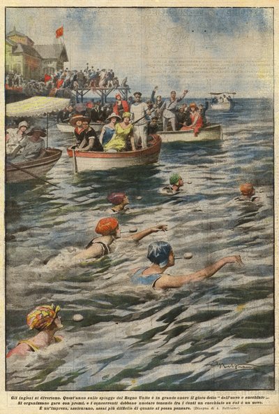 Britterna har kul av Achille Beltrame