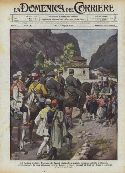Italienarna i Epirus av Achille Beltrame