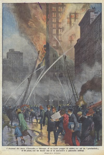 Eldens dramer av Achille Beltrame
