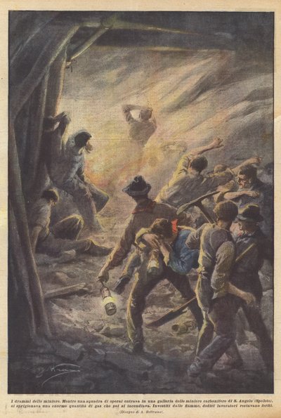 Gruvornas tragedier av Achille Beltrame