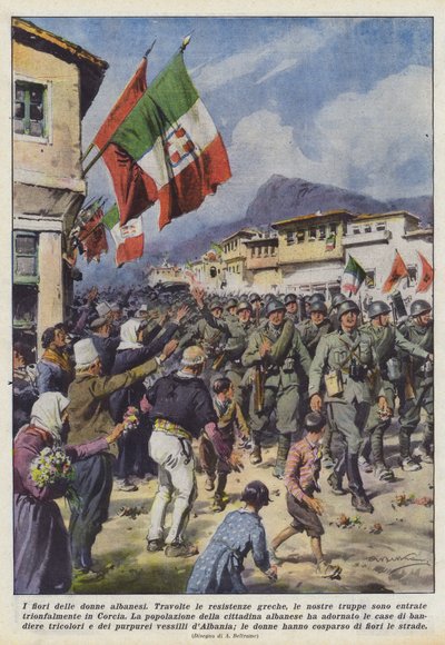 Blommorna av albanska kvinnor av Achille Beltrame