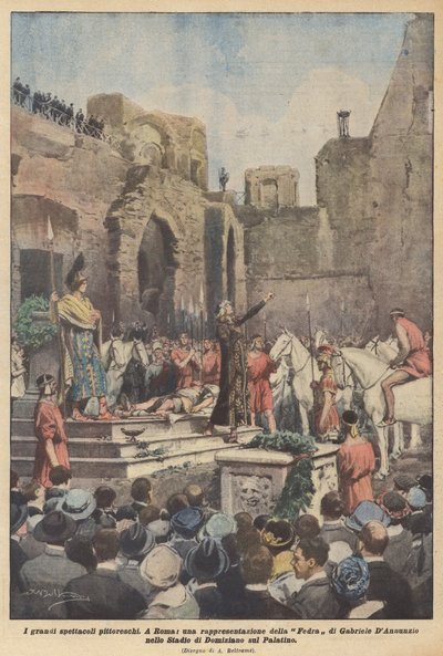 De stora pittoreska showerna av Achille Beltrame