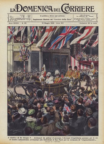 Jubileet för kung George V av Achille Beltrame