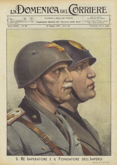 Kungen kejsare och grundaren av imperiet av Achille Beltrame