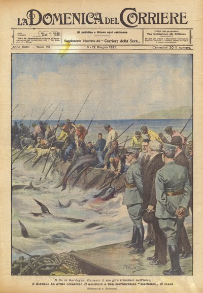 Kungen på Sardinien av Achille Beltrame