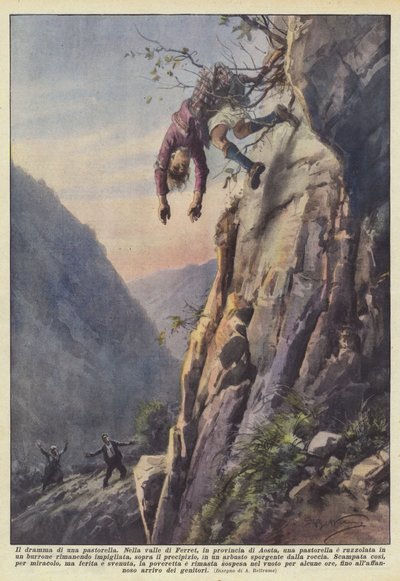 En herdinnas drama av Achille Beltrame