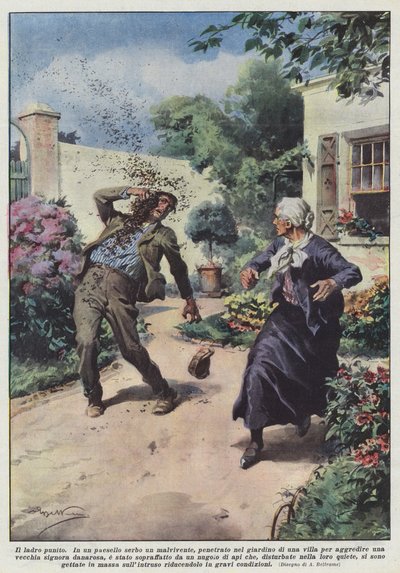 Tjuven straffade av Achille Beltrame