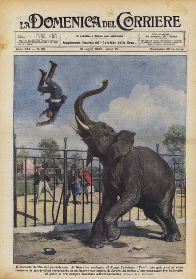 Pachydermens andra brott av Achille Beltrame