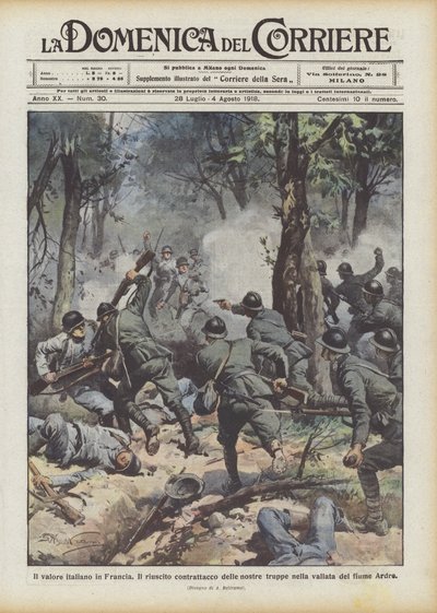 Det italienska värdet i Frankrike av Achille Beltrame