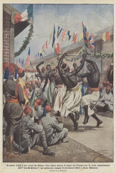Hela Libyen, ett stenkast från Milano av Achille Beltrame