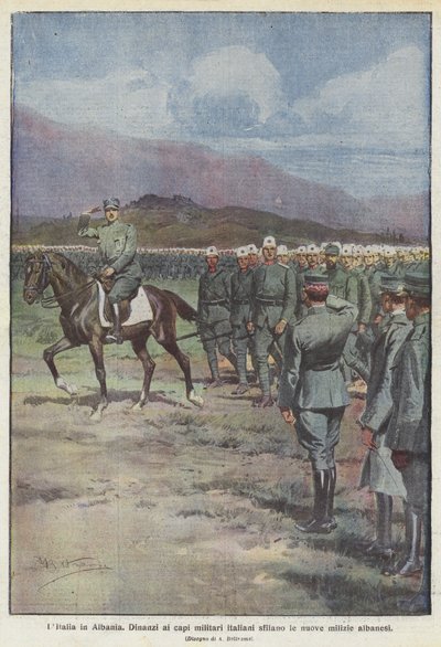 Italien i Albanien av Achille Beltrame