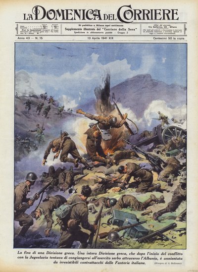 Slutet på en grekisk division av Achille Beltrame