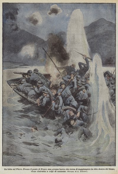 Kampen på Piave av Achille Beltrame