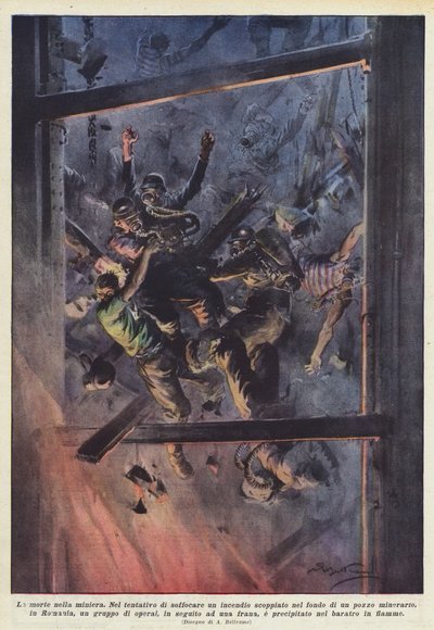 Döden i gruvan av Achille Beltrame