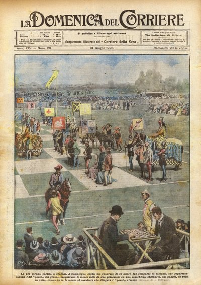 Det konstigaste schackspelet av Achille Beltrame