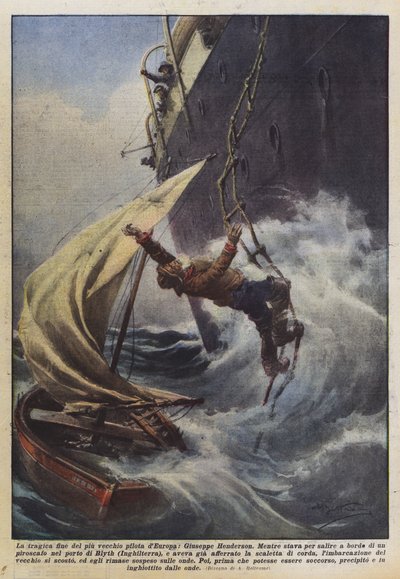 Det tragiska slutet för den äldsta föraren i Europa, Joseph Henderson av Achille Beltrame
