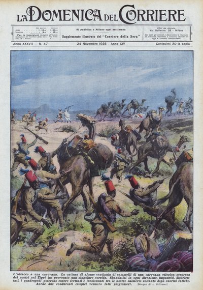 Attacken mot en husvagn av Achille Beltrame