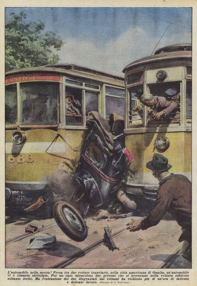Bilen i greppet! av Achille Beltrame
