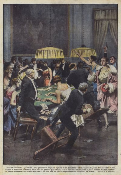 Damerna vilka var de? poliser av Achille Beltrame