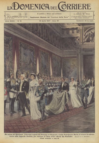 I hallarna på Quirinale av Achille Beltrame