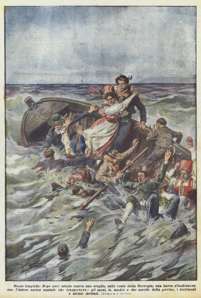 Tragiskt bröllop av Achille Beltrame
