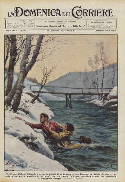 Små italienska hjältar av Achille Beltrame