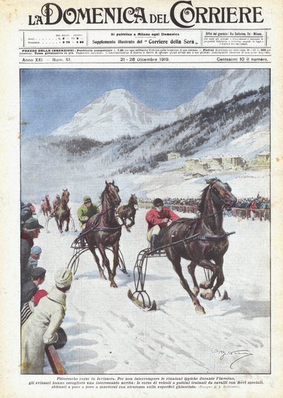 Pittoreska lopp i Schweiz av Achille Beltrame