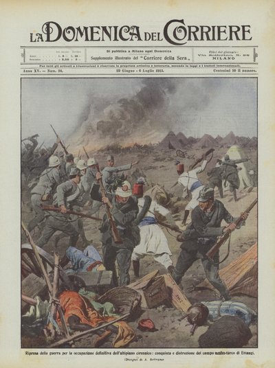 Återupptagande av kriget för den definitiva ockupationen av den kyrenaiska platån? av Achille Beltrame