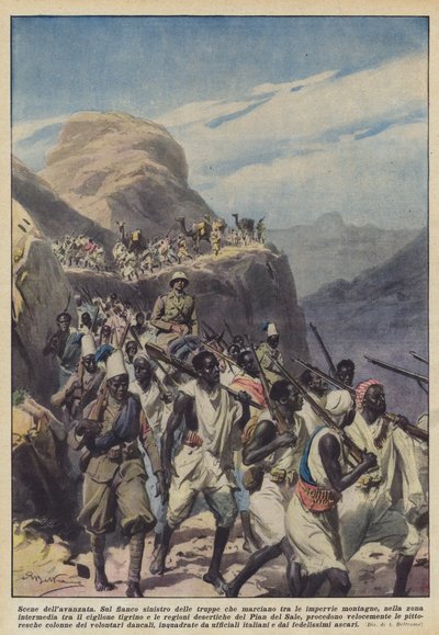 Scen dellavanzata av Achille Beltrame