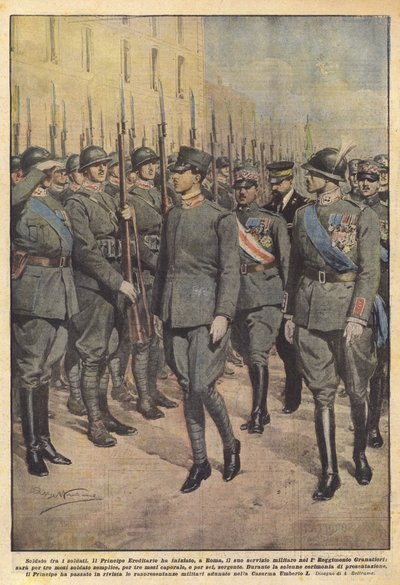 Soldat bland soldaterna av Achille Beltrame
