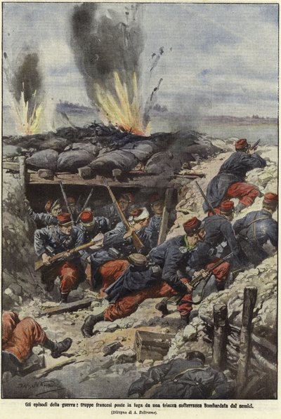 Krigets händelser av Achille Beltrame
