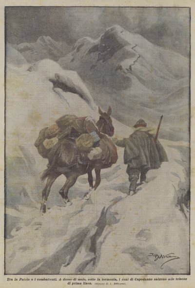 Mellan hemlandet och kämparna av Achille Beltrame