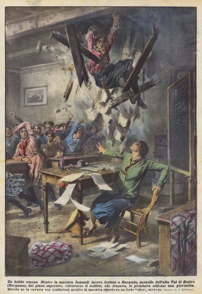 Ett mänskligt eldklot av Achille Beltrame