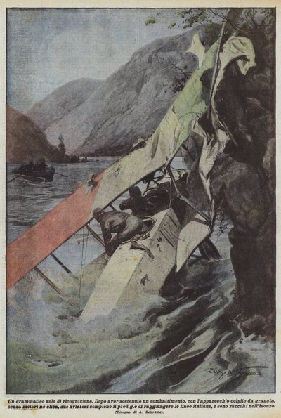 En dramatisk spaningsflygning av Achille Beltrame