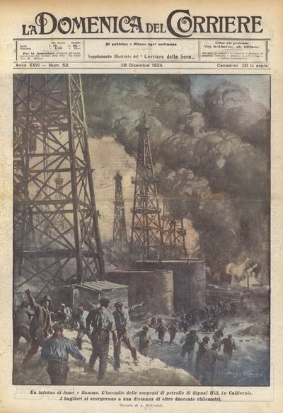 Ett helvete av rök och lågor av Achille Beltrame