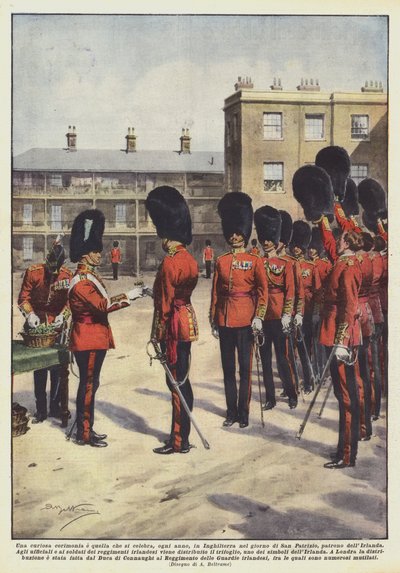 En märklig ceremoni och den som firas varje år i England på St.? av Achille Beltrame