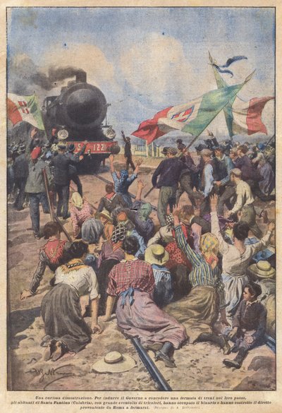 En nyfiken demonstration av Achille Beltrame